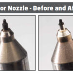 Injector Nozzle Tip Before and After