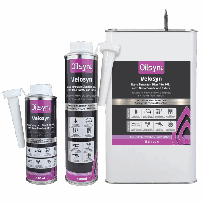 Velosyn. Nano Tungsten Disulfide (WS2) With Nano Borate and Esters.